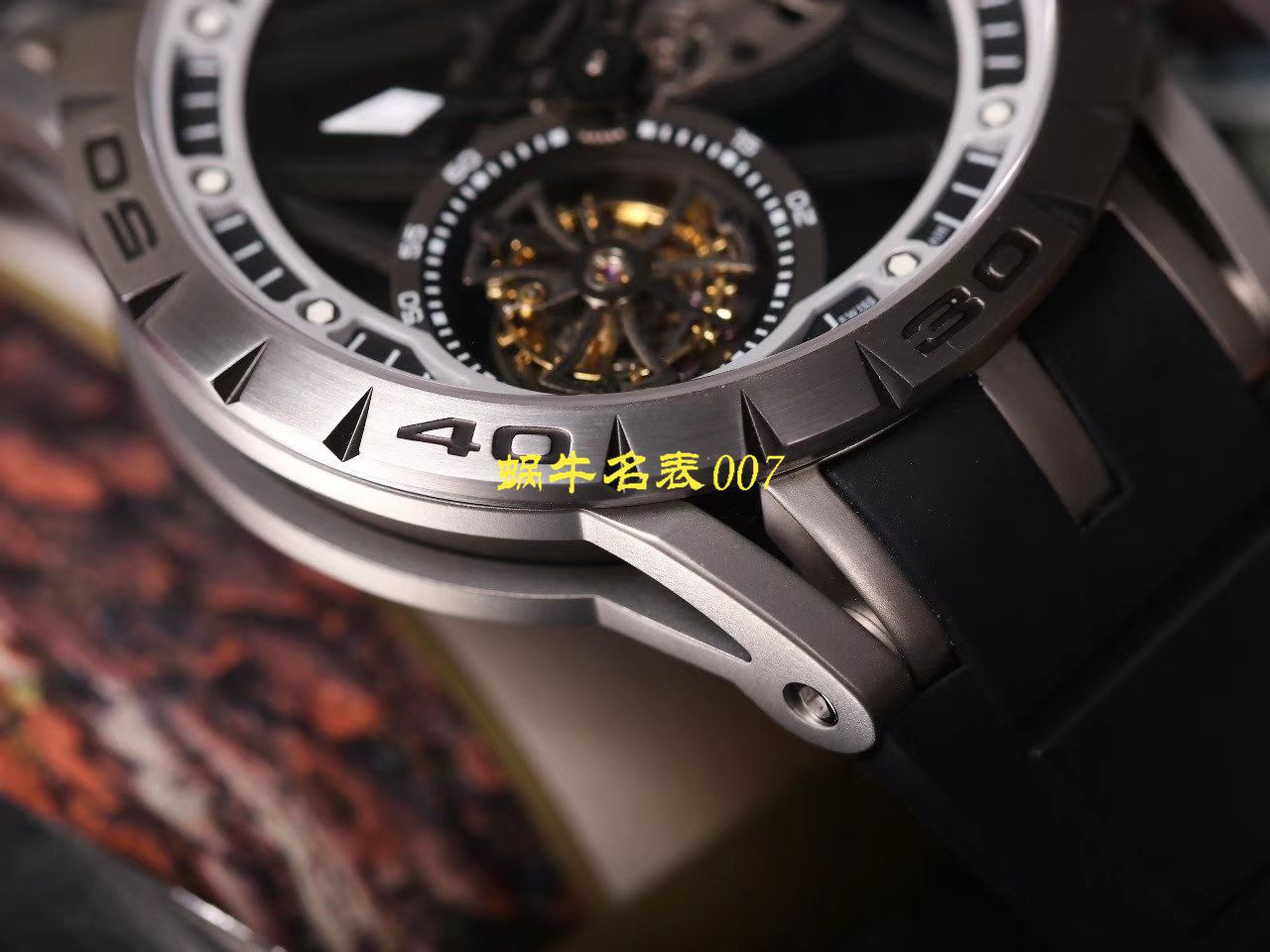 JB厂罗杰杜彼Excalibur Spidr（王者系列）顶级复刻高仿RDDBEX0545，RDDBEX0546，RDDBEX0479陀飞轮腕表 / LJ057