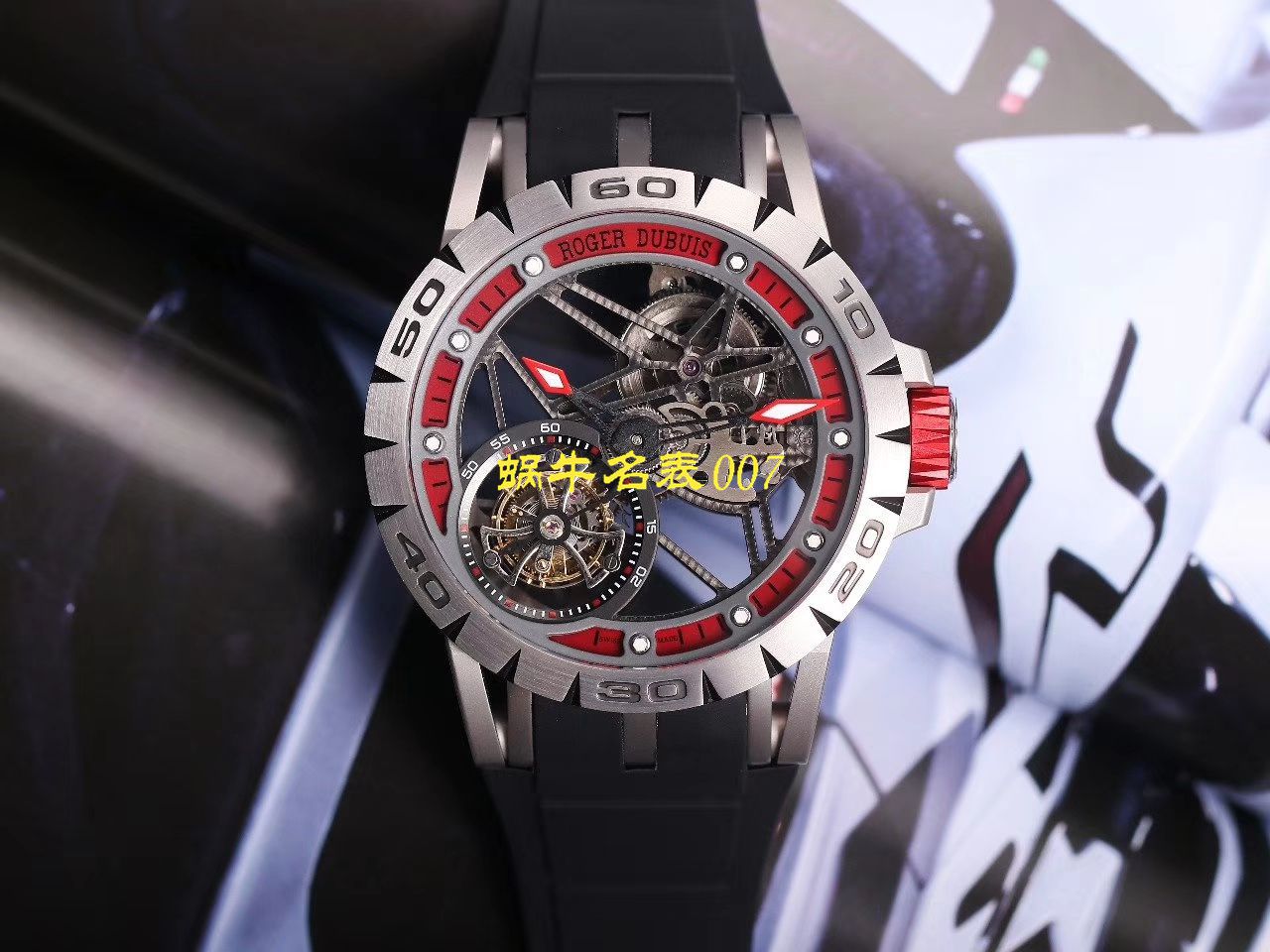 JB厂罗杰杜彼Excalibur Spidr（王者系列）顶级复刻高仿RDDBEX0545，RDDBEX0546，RDDBEX0479陀飞轮腕表 / LJ057