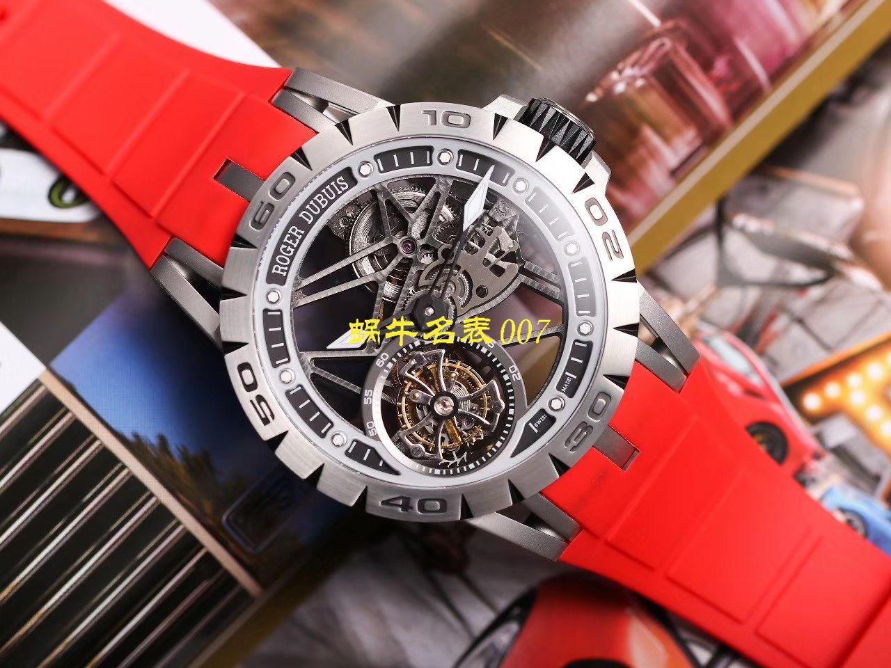 JB厂罗杰杜彼Excalibur Spidr（王者系列）顶级复刻高仿RDDBEX0545，RDDBEX0546，RDDBEX0479陀飞轮腕表 / LJ057