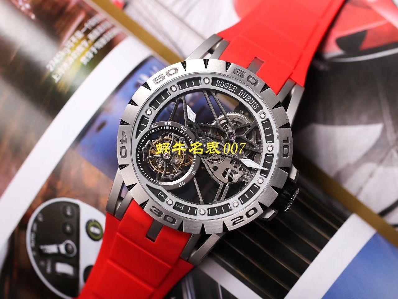 JB厂罗杰杜彼Excalibur Spidr（王者系列）顶级复刻高仿RDDBEX0545，RDDBEX0546，RDDBEX0479陀飞轮腕表 / LJ057