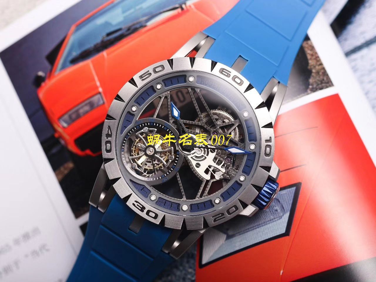 JB厂罗杰杜彼Excalibur Spidr（王者系列）顶级复刻高仿RDDBEX0545，RDDBEX0546，RDDBEX0479陀飞轮腕表 / LJ057