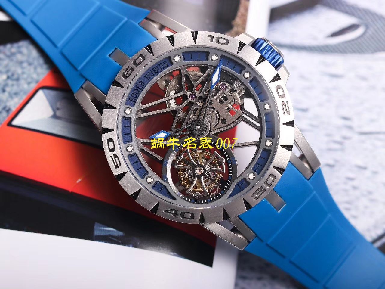 JB厂罗杰杜彼Excalibur Spidr（王者系列）顶级复刻高仿RDDBEX0545，RDDBEX0546，RDDBEX0479陀飞轮腕表 / LJ057