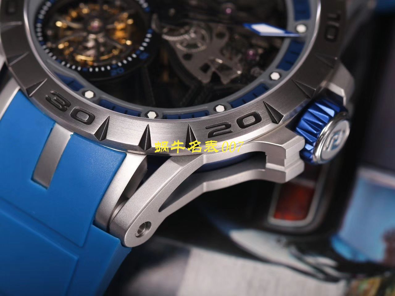 JB厂罗杰杜彼Excalibur Spidr（王者系列）顶级复刻高仿RDDBEX0545，RDDBEX0546，RDDBEX0479陀飞轮腕表 / LJ057