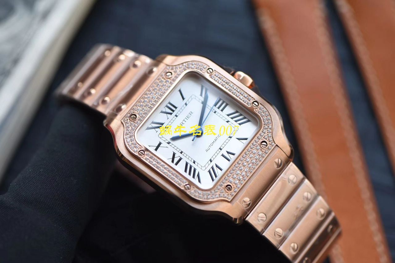 【V6厂CARTIER复刻表高仿女装】卡地亚山度士 SANTOS系列WJSA0007腕表 / K238