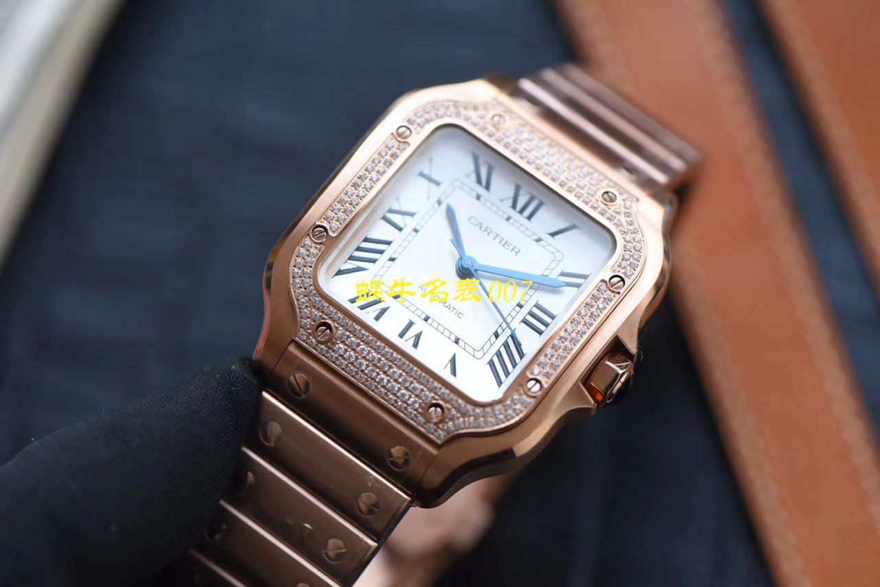 【V6厂CARTIER复刻表高仿女装】卡地亚山度士 SANTOS系列WJSA0007腕表 / K238