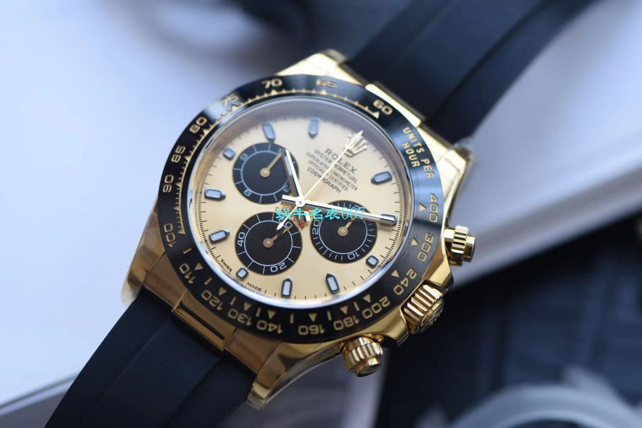 【N厂最新复刻表余文乐同款黄金熊猫迪超级4130】劳力士宇宙计型迪通拿高仿M116518ln-0048腕表 / R271