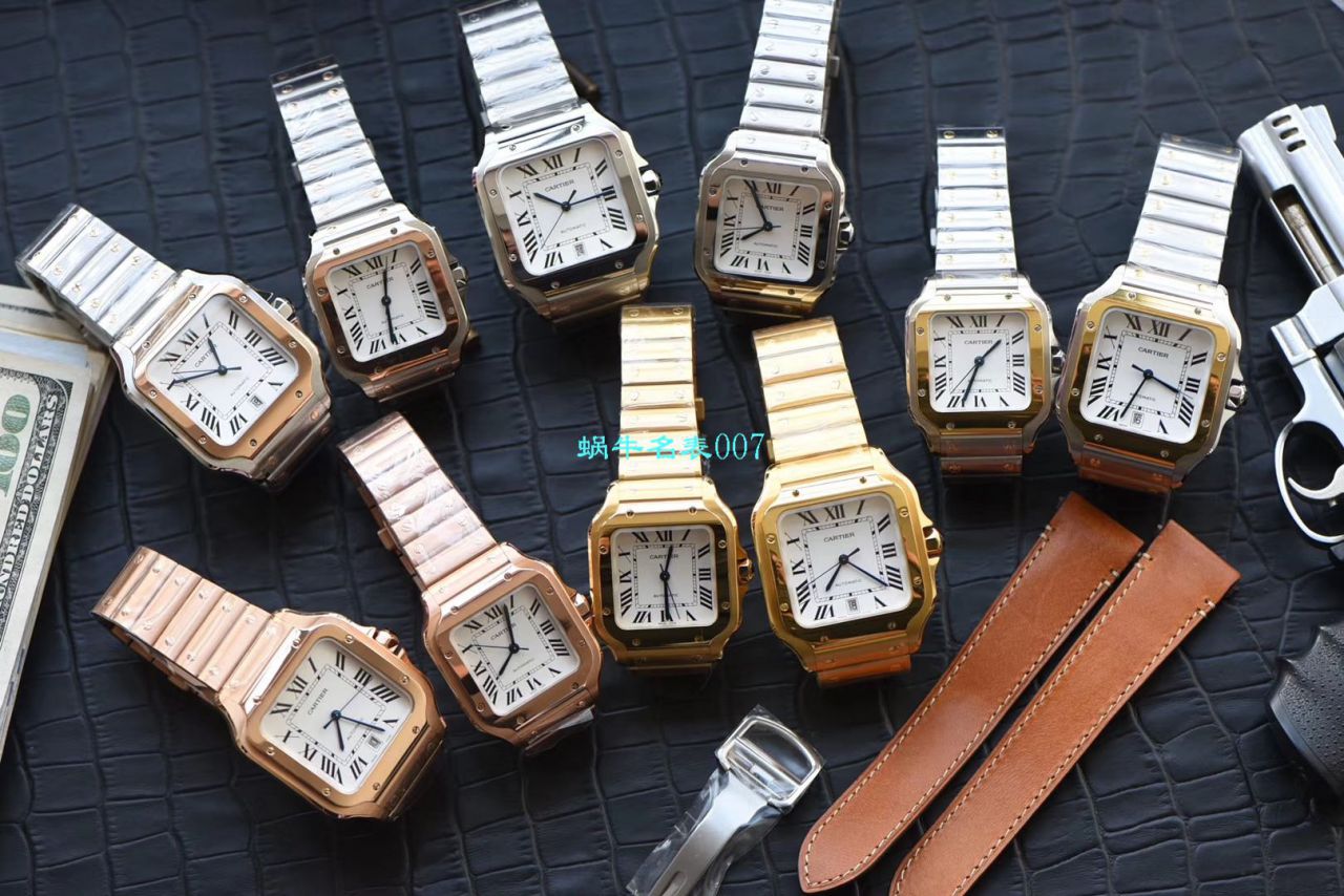 【V6厂CARTIER复刻表高仿女装】卡地亚山度士 SANTOS系列WJSA0007腕表 / K238