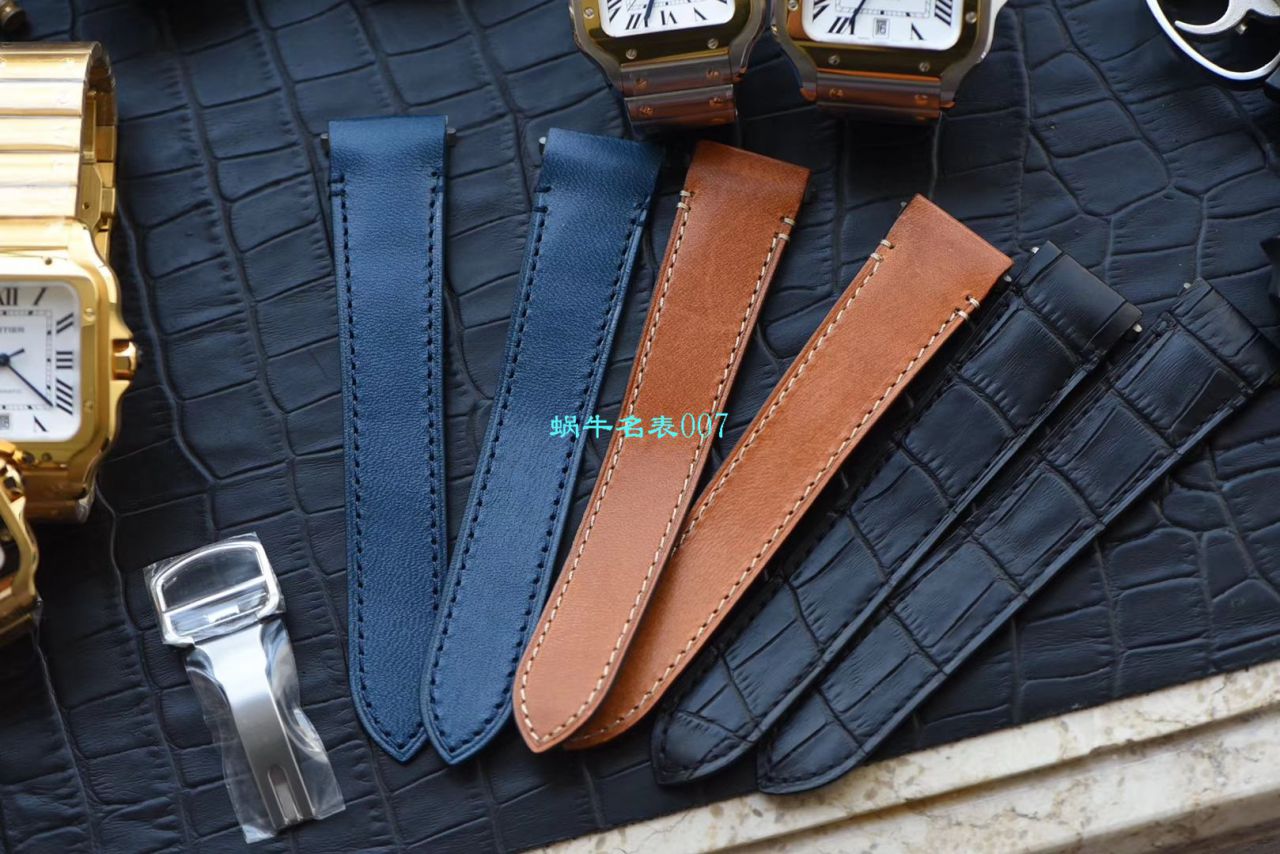 HBBV6厂新款一比一复刻高仿卡地亚山度士女装表圈镶WJSA0010,WJSA0007中号女表 / K237