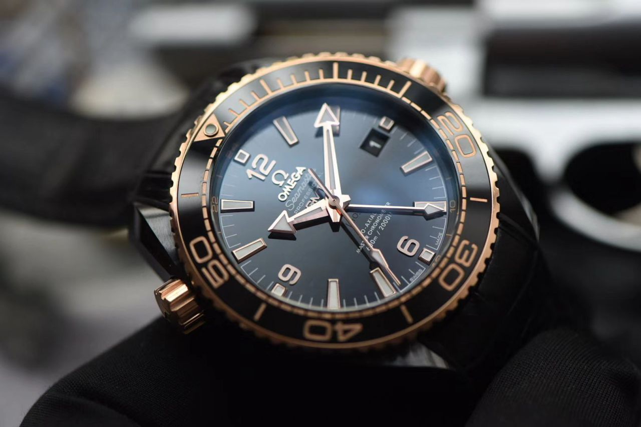 VS厂欧米茄海马深海之黑全陶瓷顶级复刻OMEGA手表215.63.46.22.01.001腕表 / M609