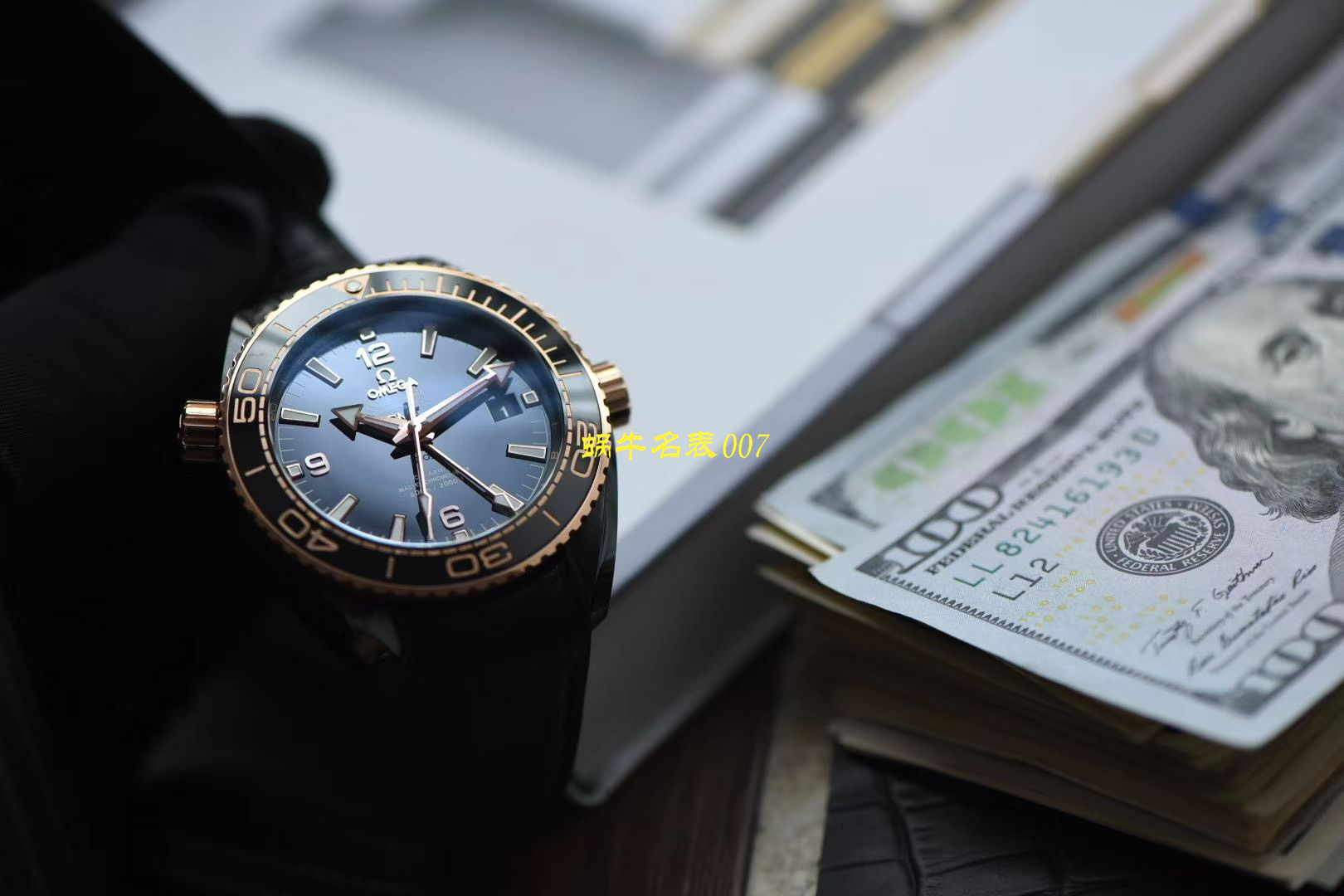 【视频评测VS厂深海之黑间金之王】欧米茄海洋宇宙600米复刻高仿手表215.63.46.22.01.001腕表 / M660