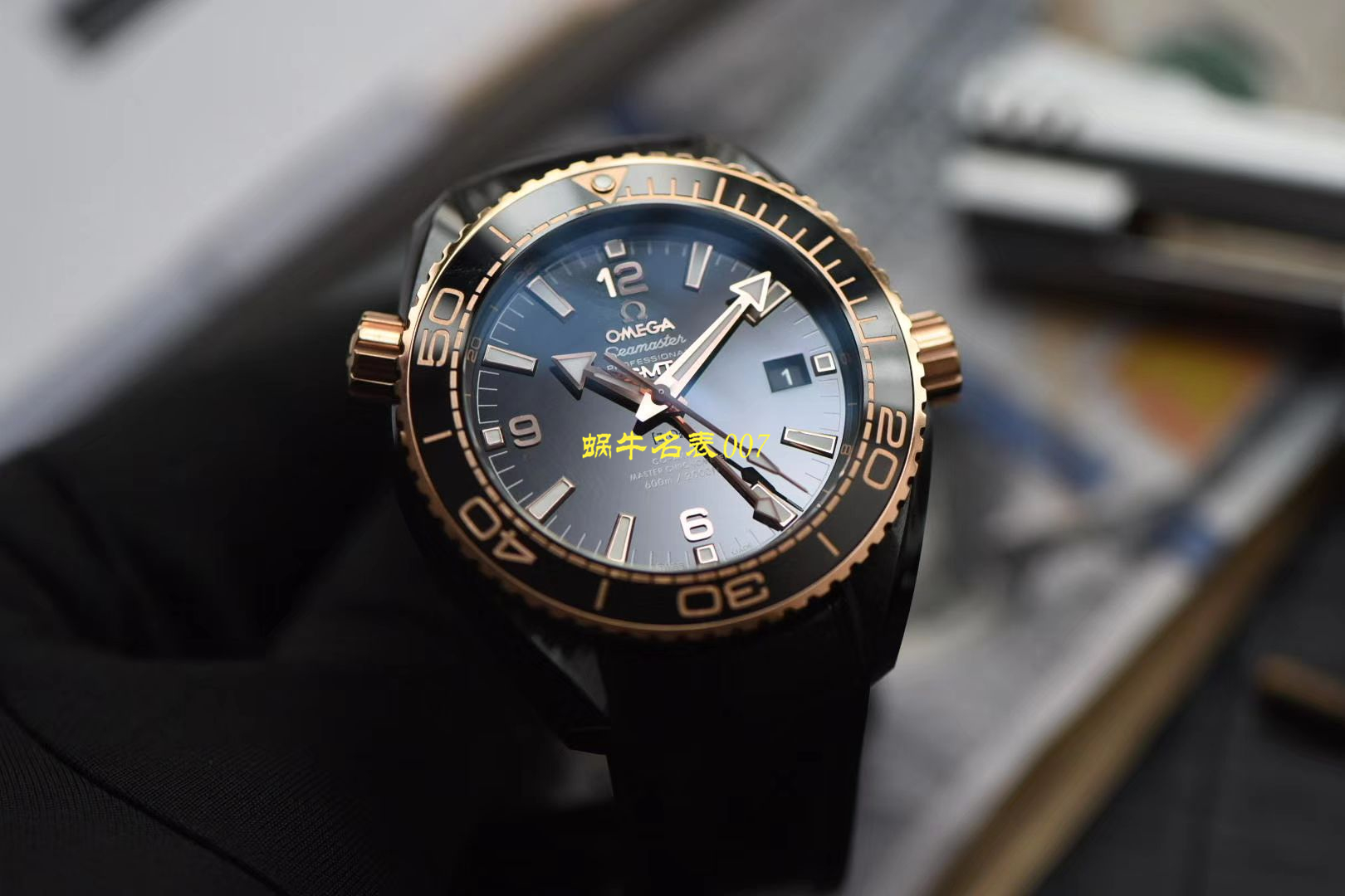 【视频评测VS厂深海之黑间金之王】欧米茄海洋宇宙600米复刻高仿手表215.63.46.22.01.001腕表 / M660