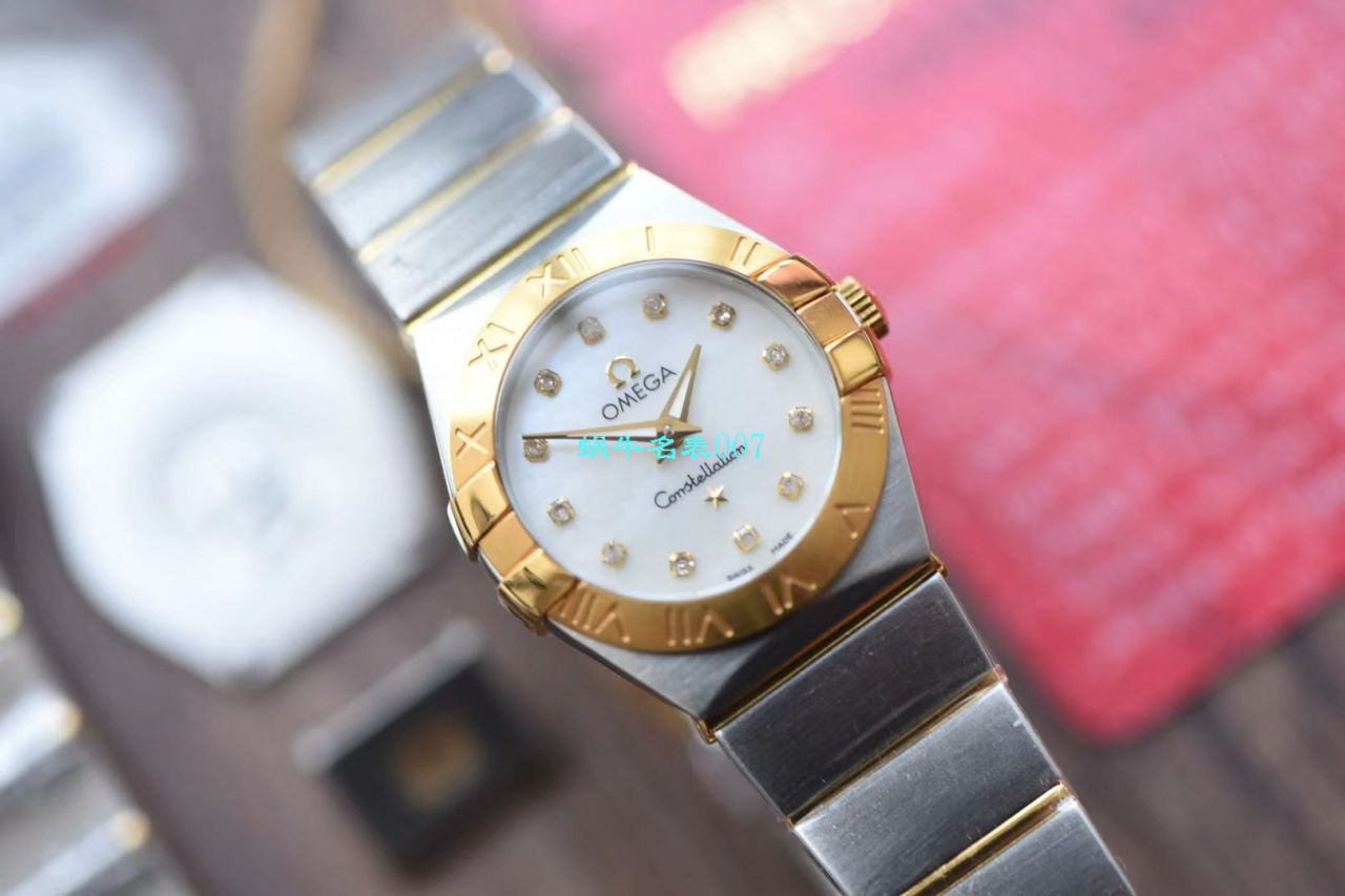 【8848厂官网复刻表】欧米茄女装星座小号24/27mm 超级版本2粒南非真钻镶嵌字面 / M661