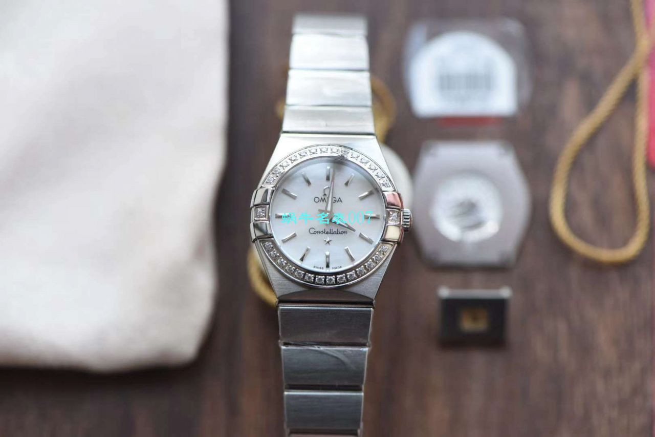 【8848厂官网复刻表】欧米茄女装星座小号24/27mm 超级版本2粒南非真钻镶嵌字面 / M661