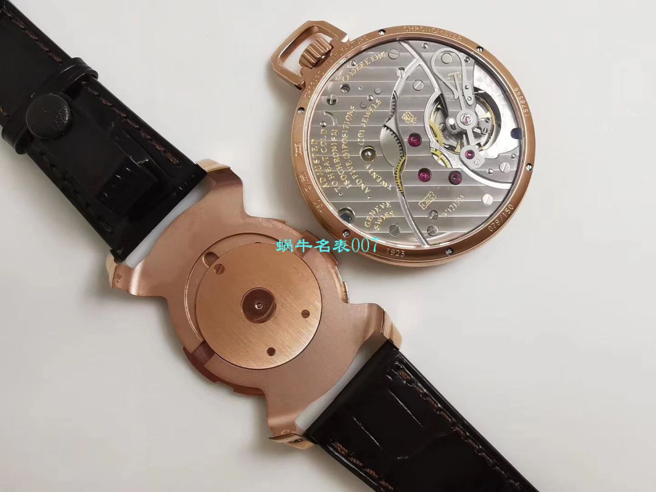 【LUC厂Chopard复刻高仿手表】萧邦L.U.C系列L.U.C THE TRIBUTE系161923-1001腕表‎与‎怀表一‎体腕表 / XB052