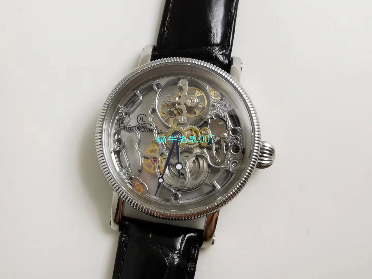 JB‌厂高仿瑞宝Chronoswiss镂空陀飞轮 腕表 / CHR01