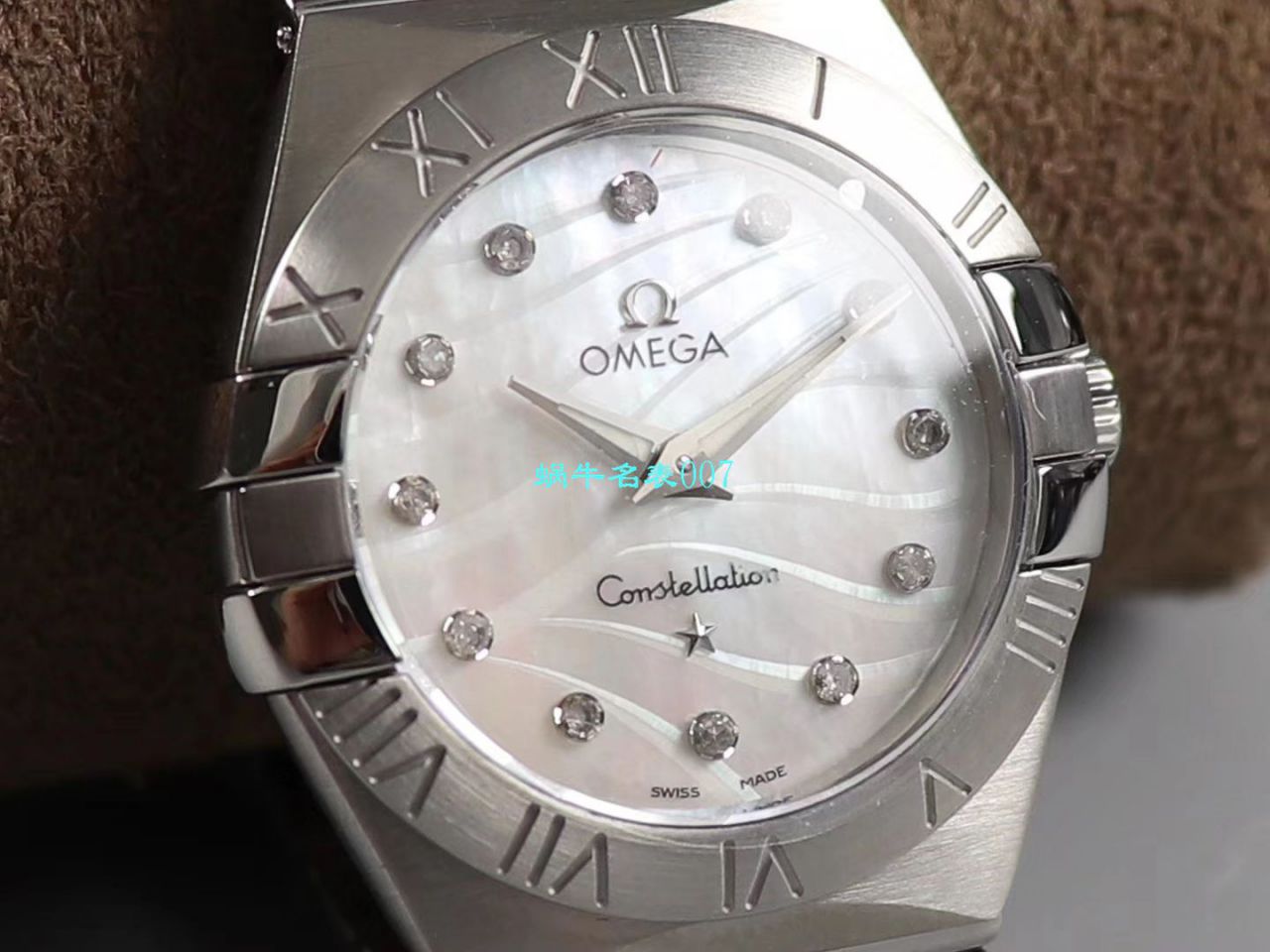 【8848厂官网复刻表】欧米茄女装星座小号24/27mm 超级版本2粒南非真钻镶嵌字面 / M661