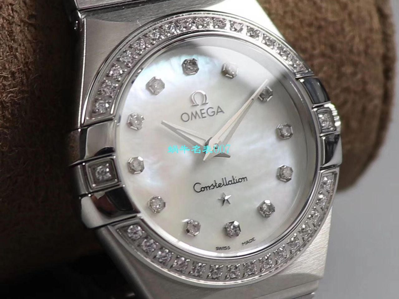 【8848厂官网复刻表】欧米茄女装星座小号24/27mm 超级版本2粒南非真钻镶嵌字面 / M661