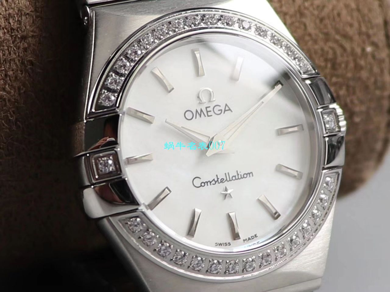 【8848厂官网复刻表】欧米茄女装星座小号24/27mm 超级版本2粒南非真钻镶嵌字面 / M661