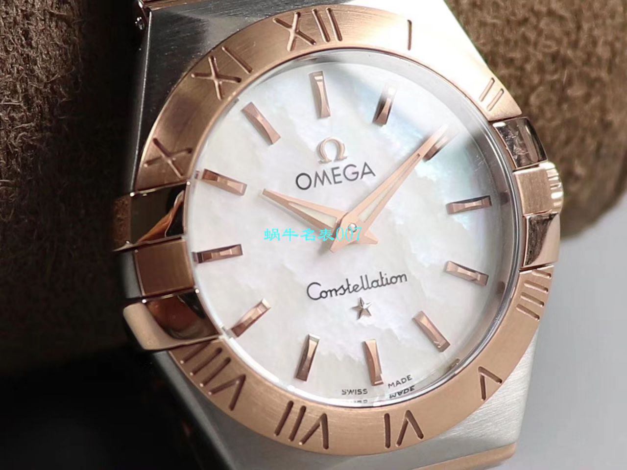 【8848厂官网复刻表】欧米茄女装星座小号24/27mm 超级版本2粒南非真钻镶嵌字面 / M661