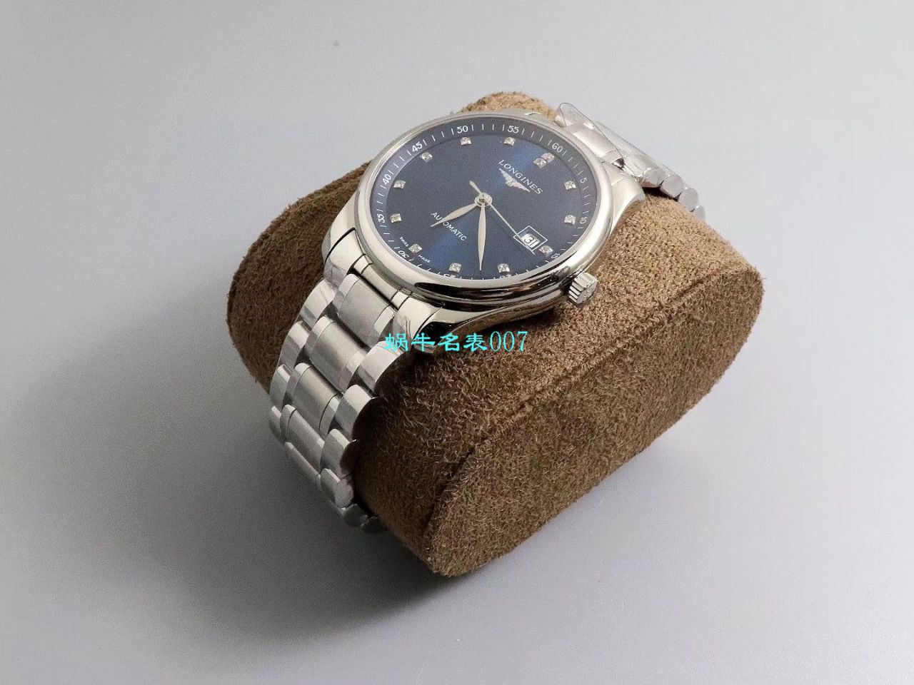 【V9厂名匠三针新款40mm三字位日历款顶级副本】顶级复刻高仿浪琴名匠系列L2.793.4.97.6腕表 / L138