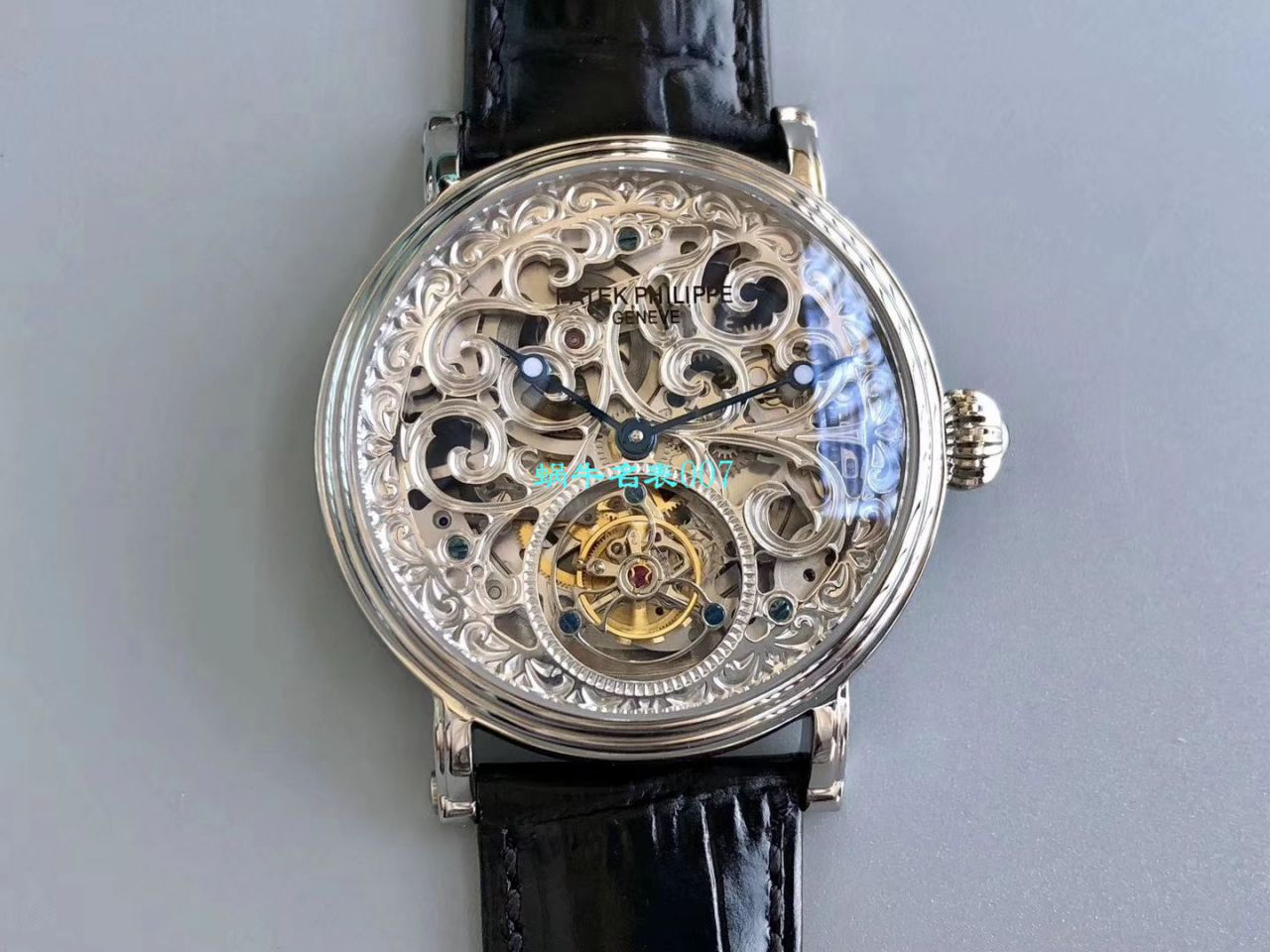 【小贵】少量来货，新品上市❗最新款 私人专属定制百达翡丽镂空陀飞轮手表 / BD256