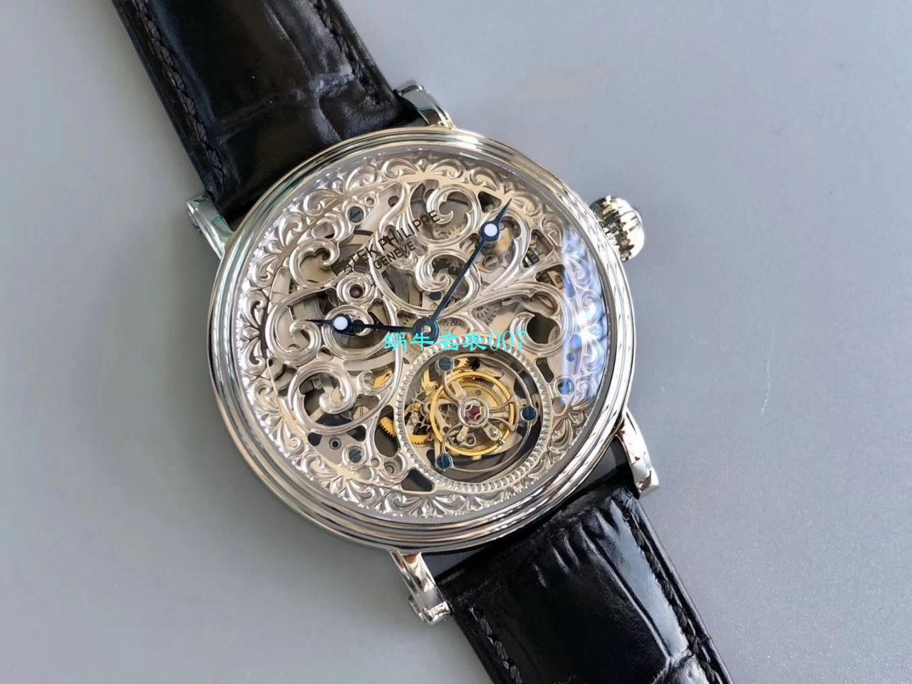 【小贵】少量来货，新品上市❗最新款 私人专属定制百达翡丽镂空陀飞轮手表 / BD256