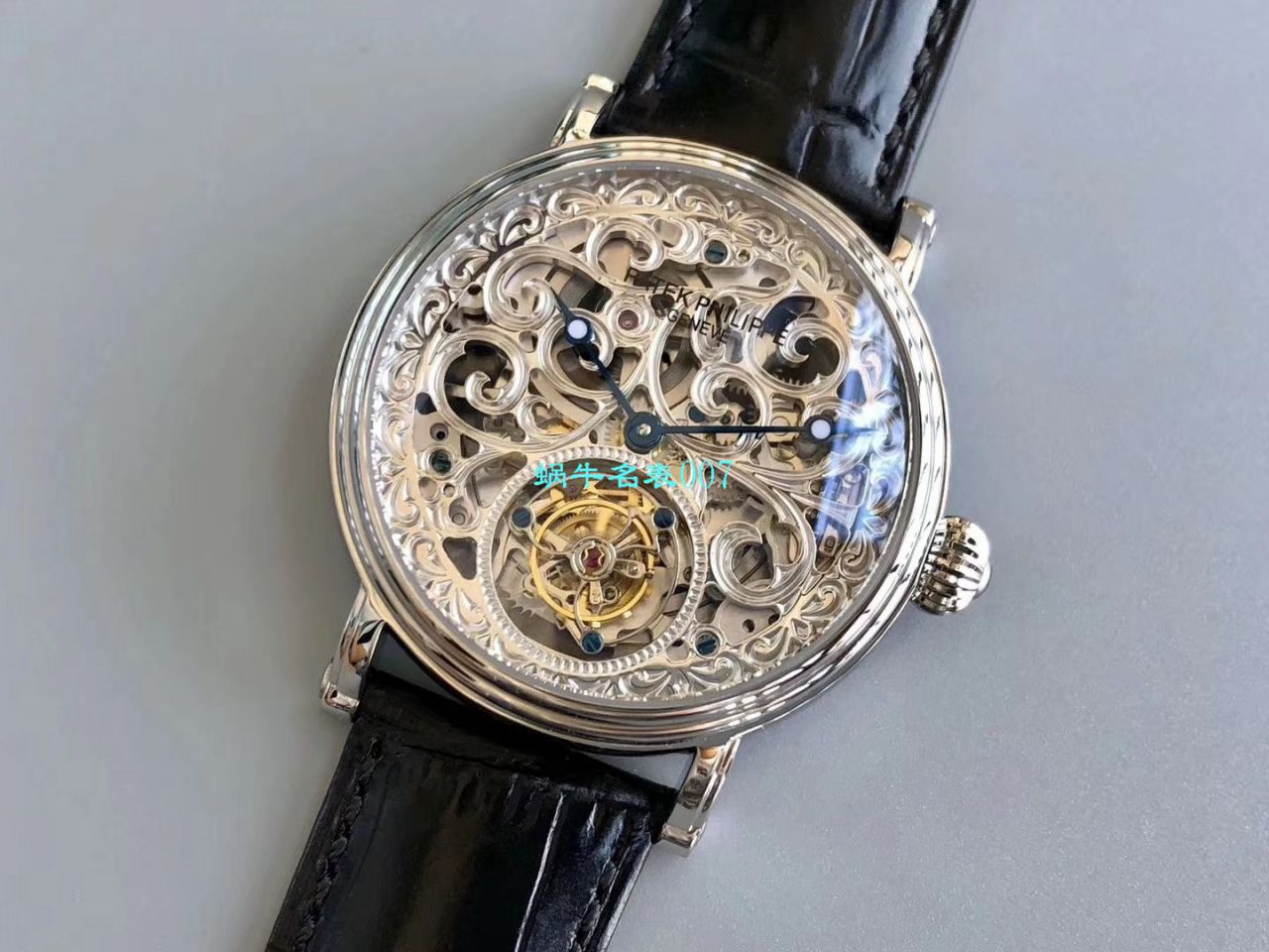 【小贵】少量来货，新品上市❗最新款 私人专属定制百达翡丽镂空陀飞轮手表 / BD256