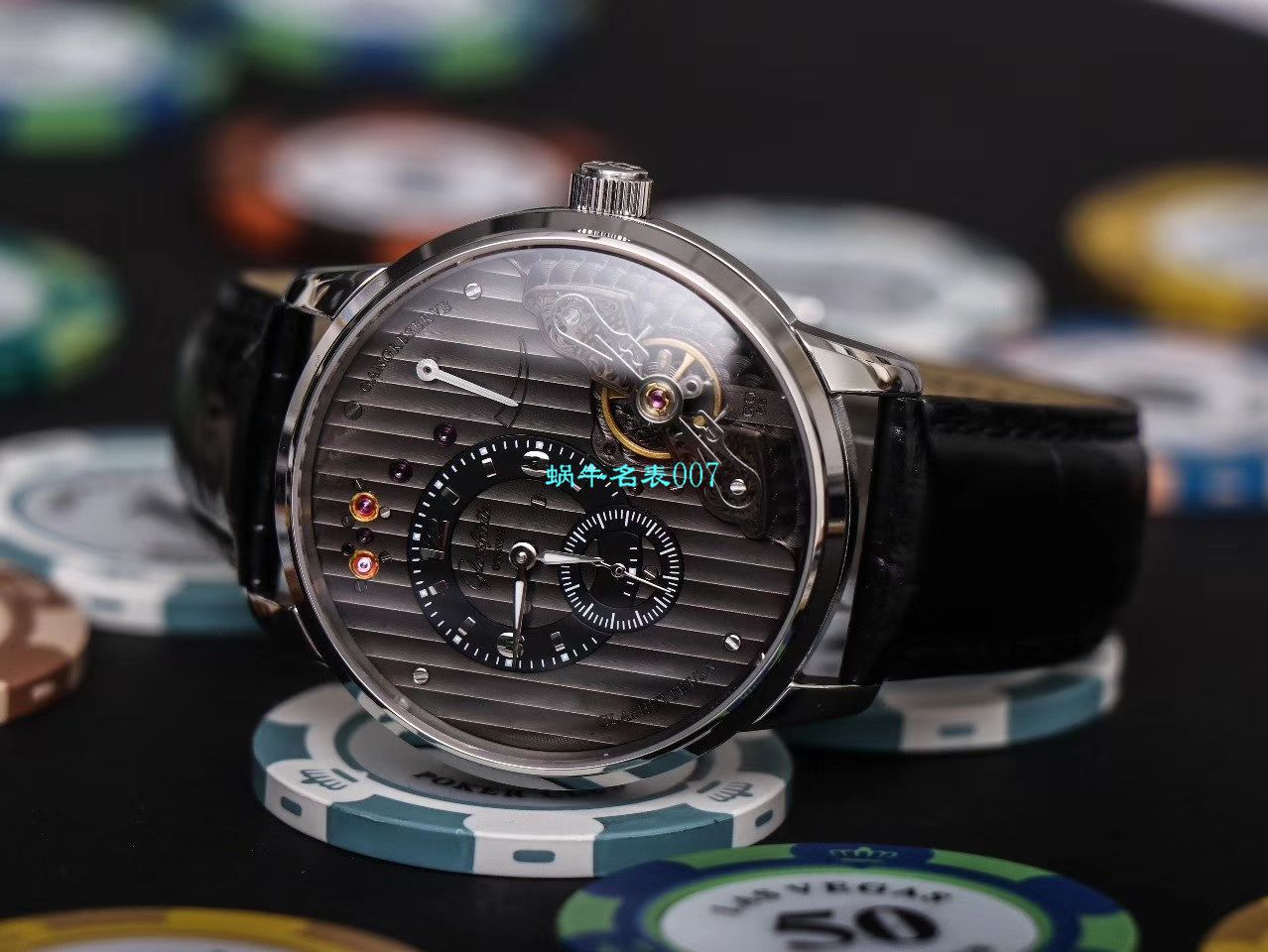 【TZ厂顶级复刻手表】格拉苏蒂原创偏心系列1-66-06-04-22-05腕表 / GLA060