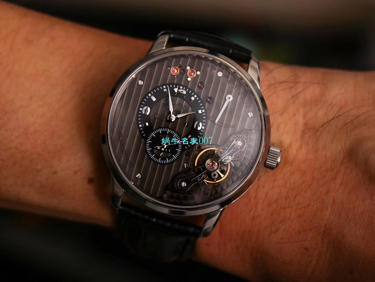 【TZ厂超A高仿手表】格拉苏蒂原创偏心系列1-91-02-02-02-30腕表 / GLA059