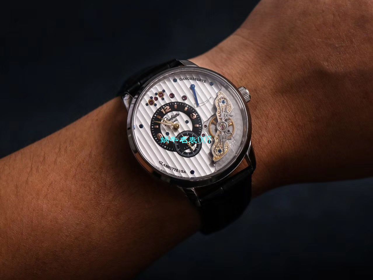 【TZ厂超A精高仿手表】格拉苏蒂原创偏心系列1-91-02-01-05-30腕表 / GLA058