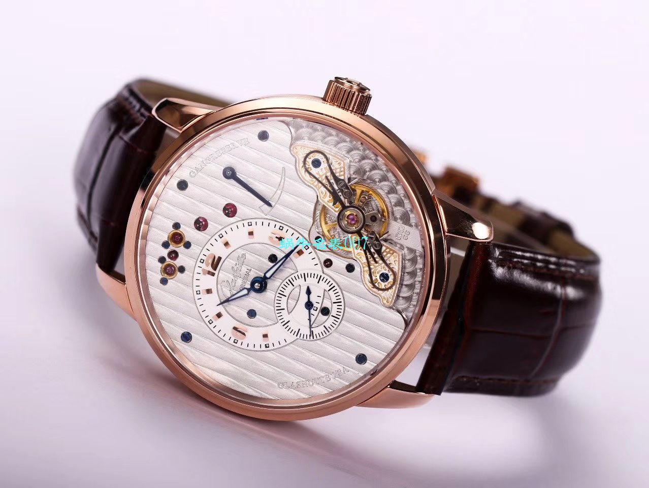 【TZ厂超A精高仿手表】格拉苏蒂原创偏心系列1-91-02-01-05-30腕表 / GLA058