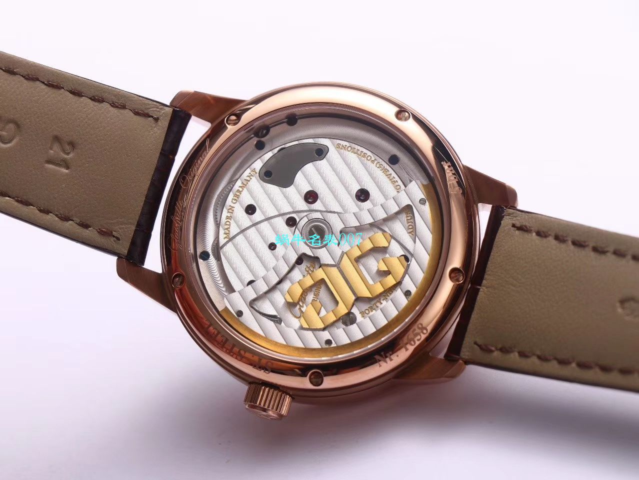 【TZ厂超A精高仿手表】格拉苏蒂原创偏心系列1-91-02-01-05-30腕表 / GLA058