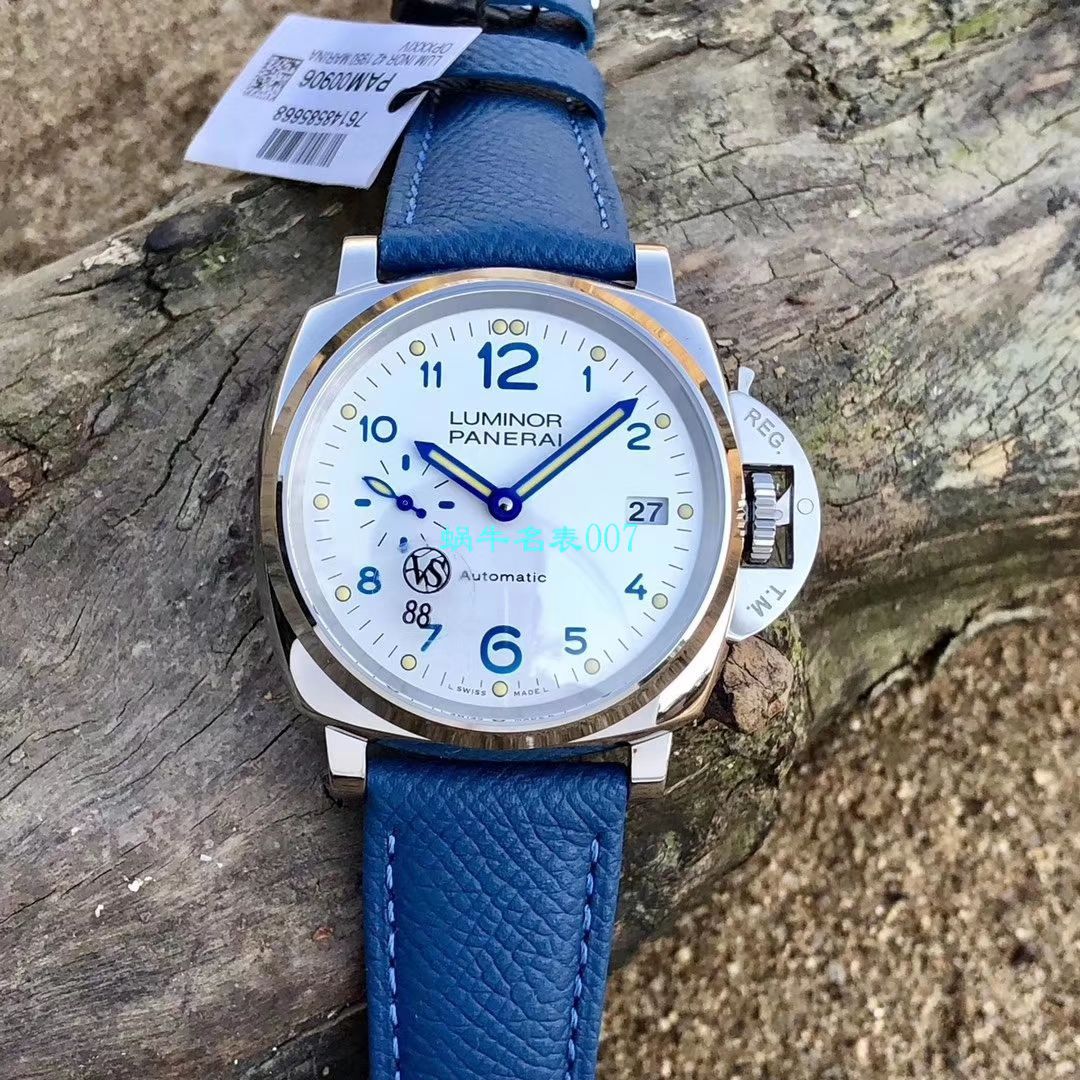 【VS厂官网复刻表】沛纳海高仿LUMINOR DUE系列PAM00906腕表 / VSPAM906