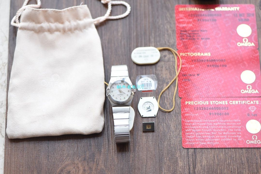 【8848厂超A精仿手表】欧米茄星座女装24、27毫米123.20.27.60.55.001腕表 / M663