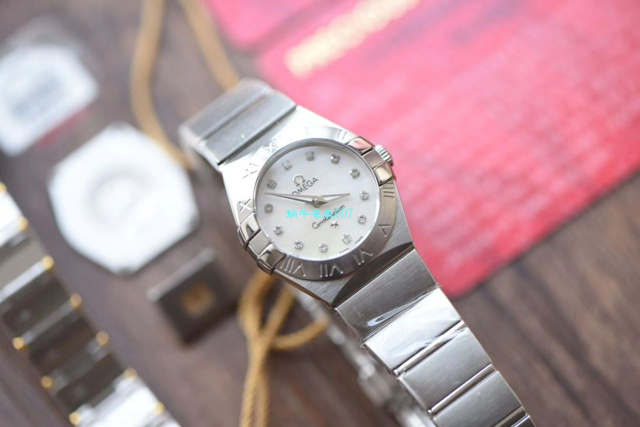 【8848厂超A精仿手表】欧米茄星座女装24、27毫米123.20.27.60.55.001腕表 / M663