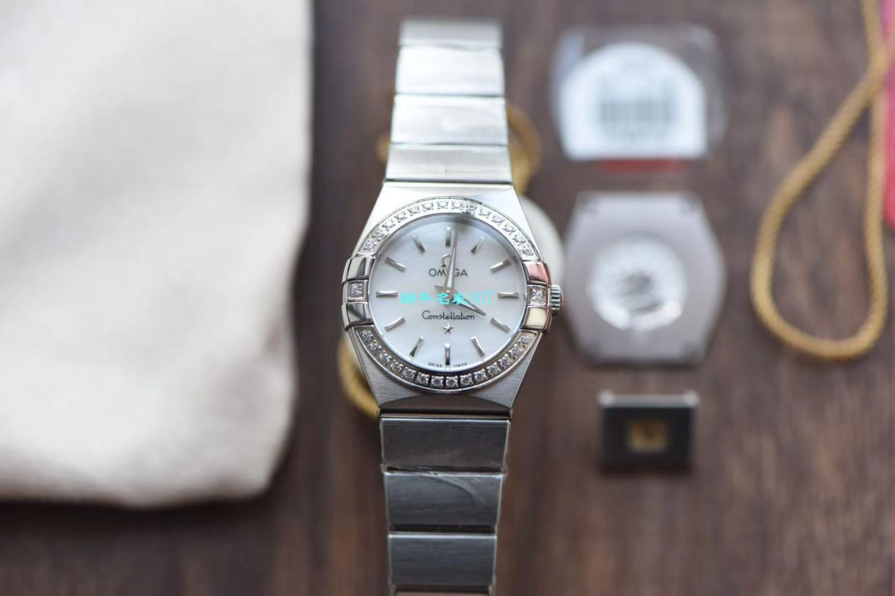 【8848厂超A精仿手表】欧米茄星座女装24、27毫米123.20.27.60.55.001腕表 / M663