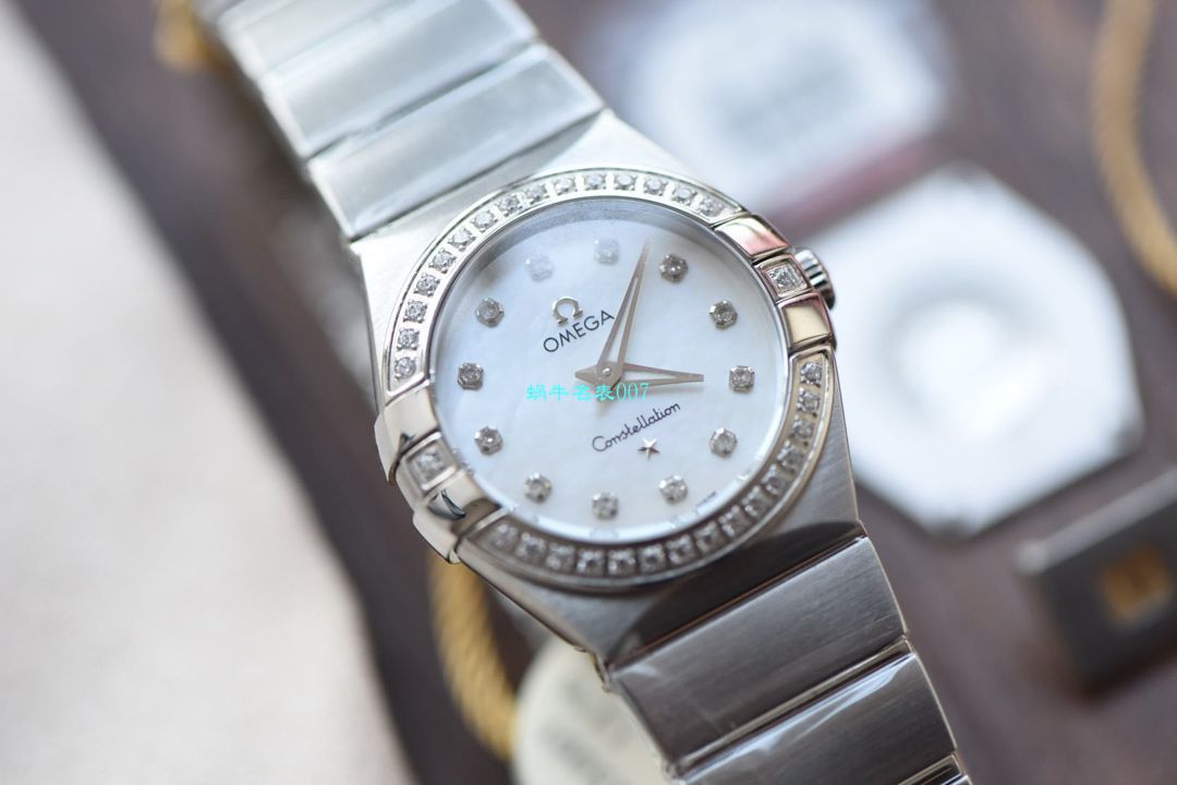 【8848厂超A精仿手表】欧米茄星座女装24、27毫米123.20.27.60.55.001腕表 / M663