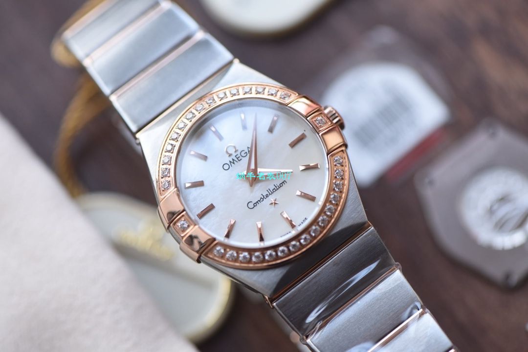 【8848厂超A精仿手表】欧米茄星座女装24、27毫米123.20.27.60.55.001腕表 / M663