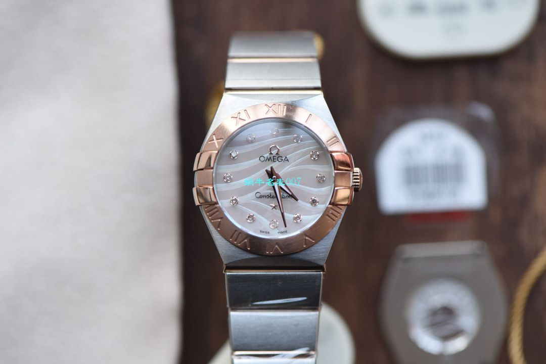 【8848厂超A精仿手表】欧米茄星座女装24、27毫米123.20.27.60.55.001腕表 / M663