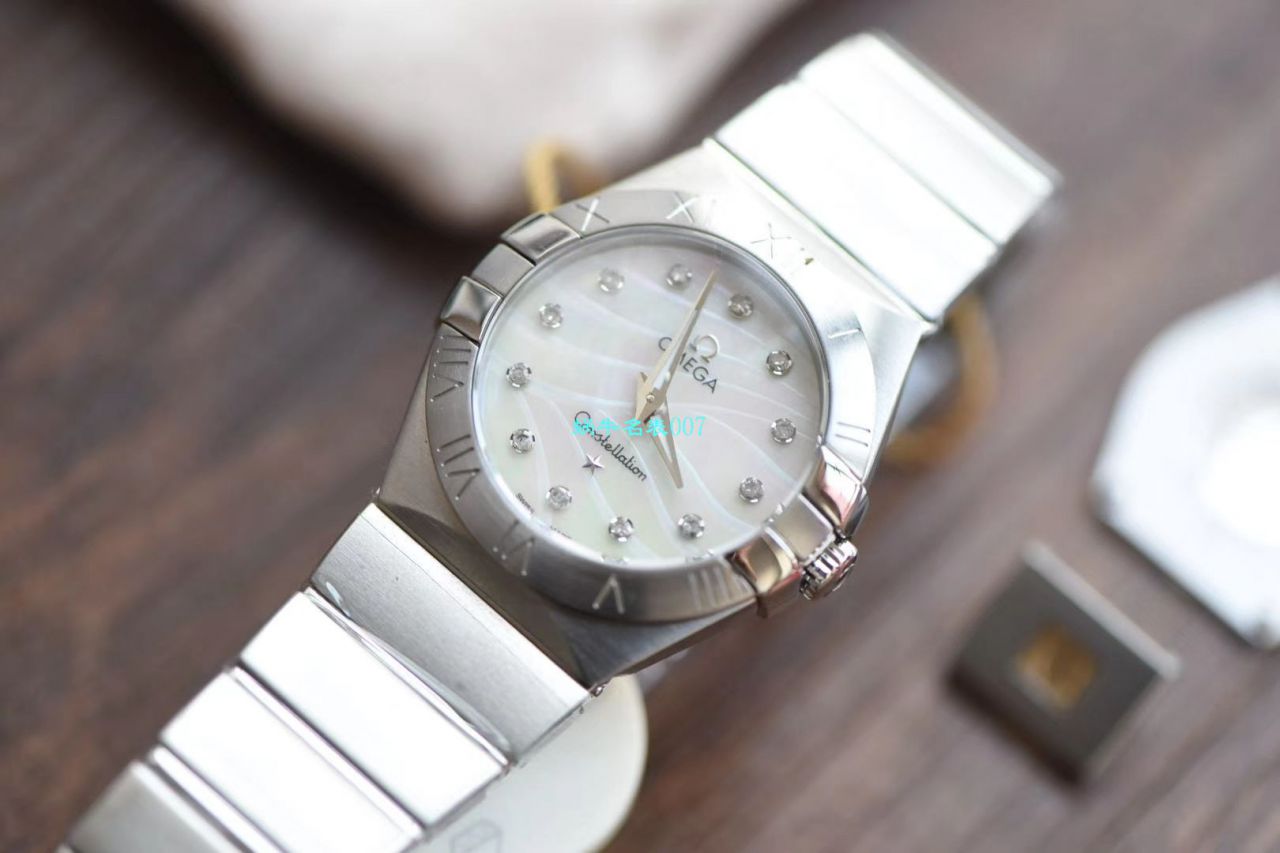 【8848厂超A精仿手表】欧米茄星座女装24、27毫米123.20.27.60.55.001腕表 / M663