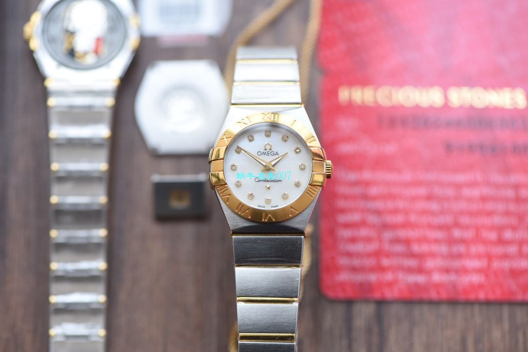 【8848厂超A精仿手表】欧米茄星座女装24、27毫米123.20.27.60.55.001腕表 / M663