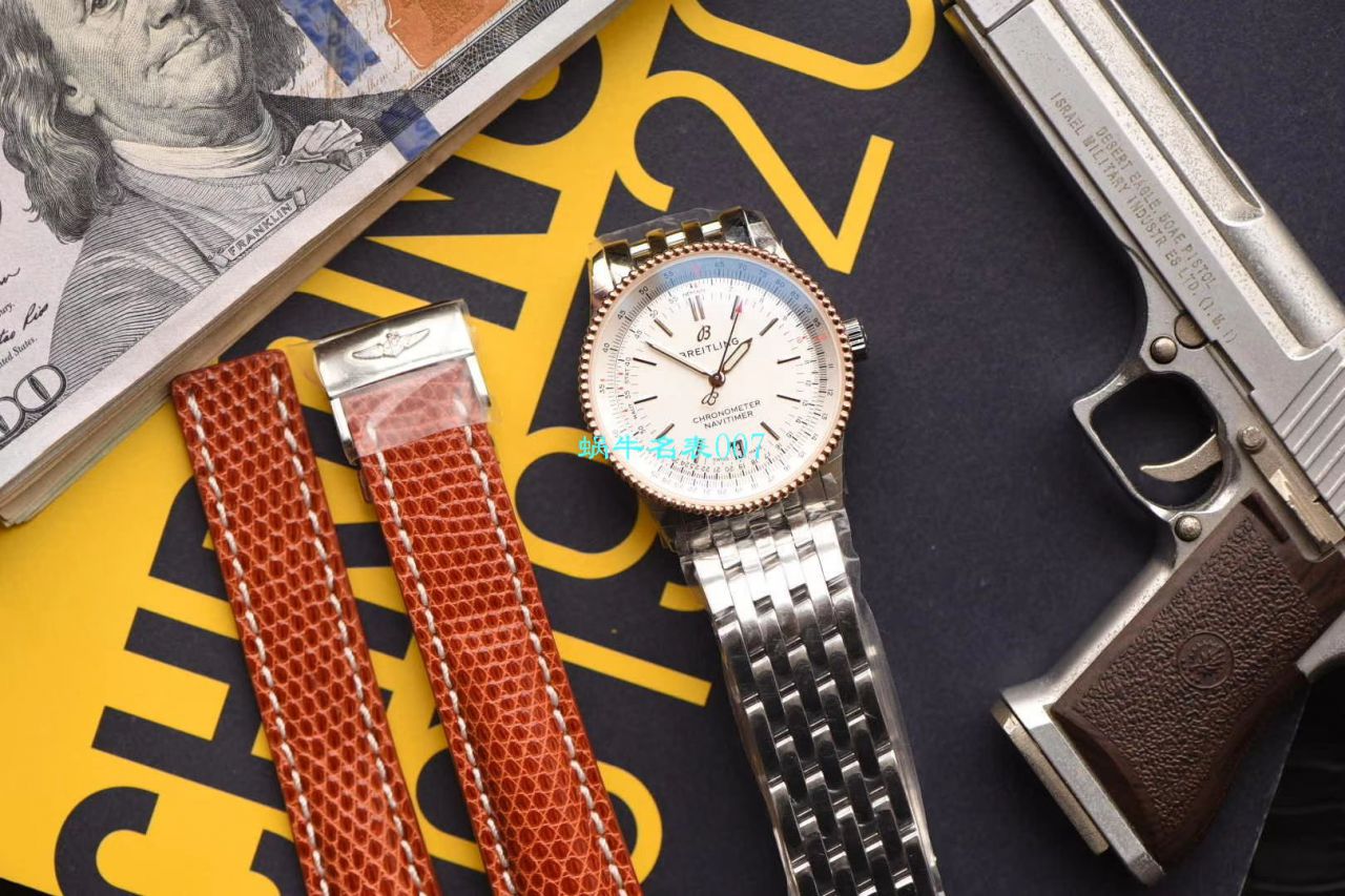 【视频评测】KOR厂出品复刻表，百年灵航空计时38mm 中性size高仿 U17325211G1A1男女均可佩戴 / BL128