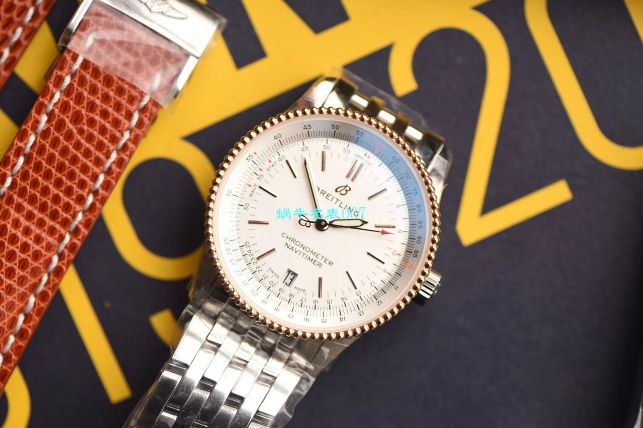 【视频评测】KOR厂出品复刻表，百年灵航空计时38mm 中性size高仿 U17325211G1A1男女均可佩戴 / BL128