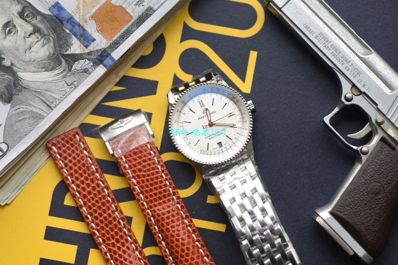 【视频评测KOR厂超A高精仿手表】百年灵38MM航空计时1系列A17325211C1A1腕表 / BL130