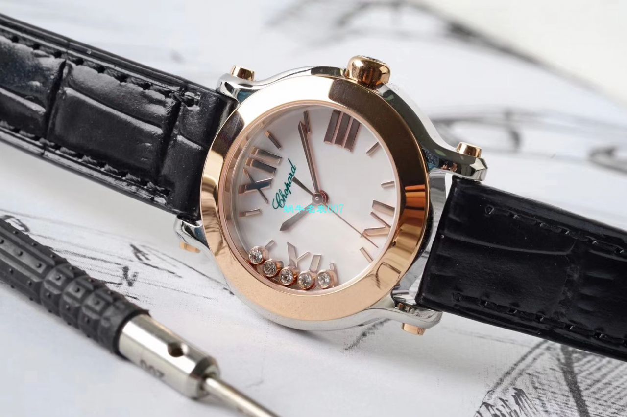 【ZF厂复刻高仿女表】萧邦HAPPY DIAMONDS系列278509-6001，278509-3001腕表 / XB053