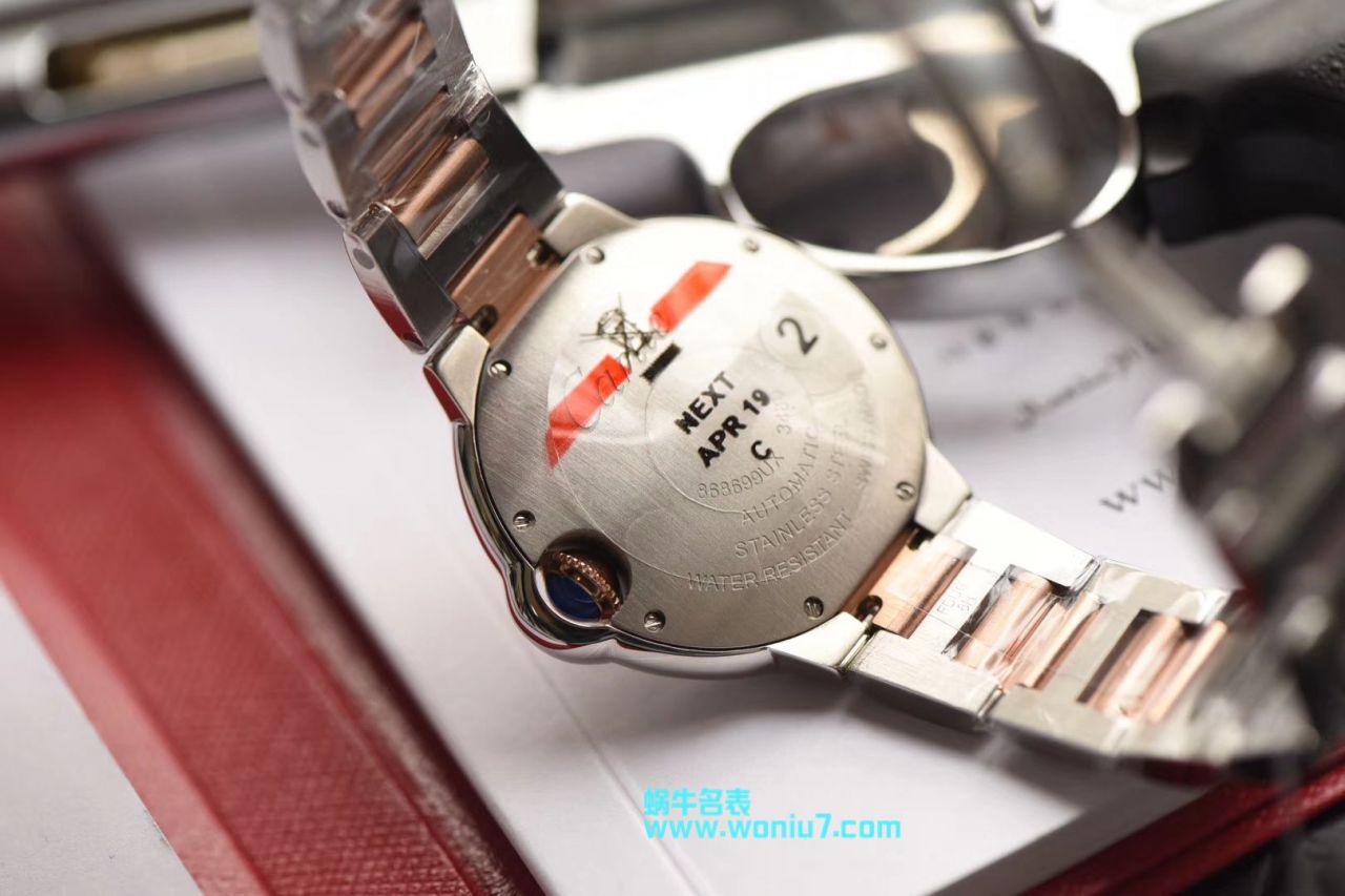 【视频评测V6厂官网高仿复刻蓝气球多少钱】卡地亚蓝气球系列W3BB0002女表33MM / K176D