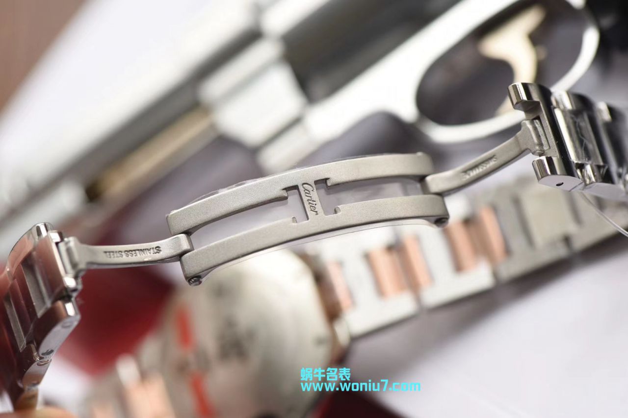 【视频评测V6厂官网高仿复刻蓝气球多少钱】卡地亚蓝气球系列W3BB0002女表33MM / K176D