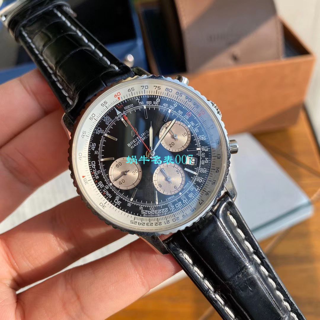 【渠道原单百年经典！】百年灵航空计时1B01计时腕表43系列AB0121211B1A1腕表 / BL137