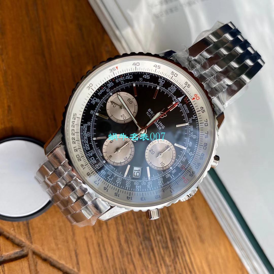 【渠道原单百年经典！】百年灵航空计时1B01计时腕表43系列AB0121211B1A1腕表 / BL137