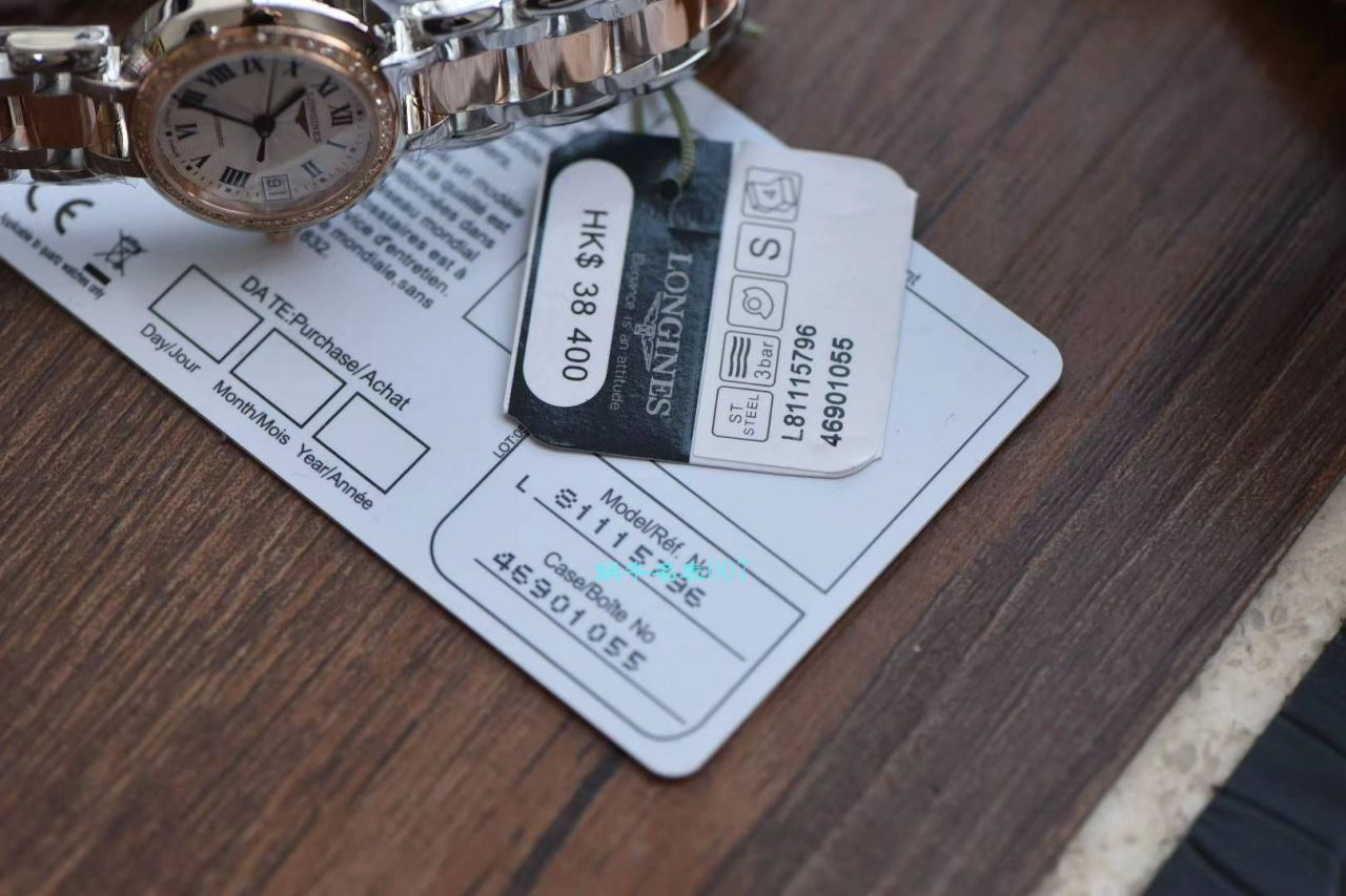 【高端定制、原单真钻女表】浪琴 PRIMALUNA心月系列L8.111.5.79.6腕表 / L150